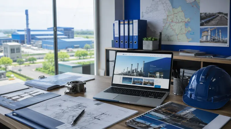 Jasa pembuatan website Gresik untuk company profile perusahaan industri