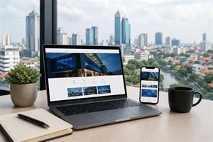 Website bisnis Surabaya profesional dan mobile friendly